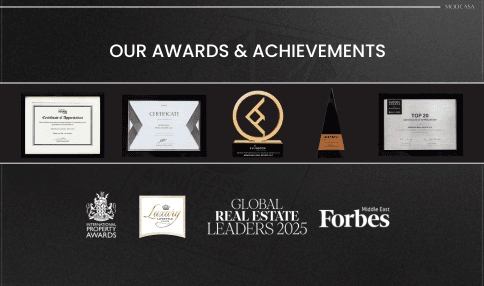 Dubai business district skyline